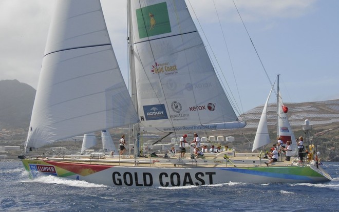Gold Coast Australia set sail in race two (from Madeira to Rio de Janeiro, Brazil) of the Clipper 11-12 Round the World Yacht Race © onEdition http://www.onEdition.com